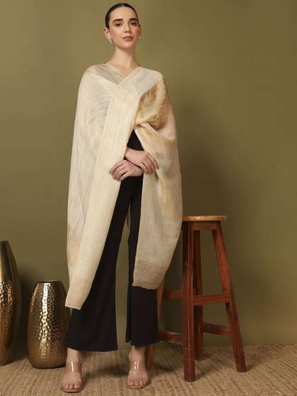 Pashmoda Reversible
                        Aabzar Pashmina Fine Wool Woven Design Shawl
