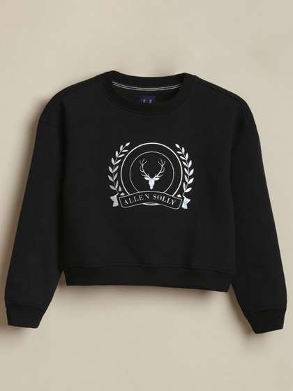 Allen Solly Junior
                      Girls Graphic Printed Sweatshirt