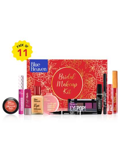Blue Heaven Set of 11
                      Bridal Makeup Kit - 45.55ml + 40.2gm