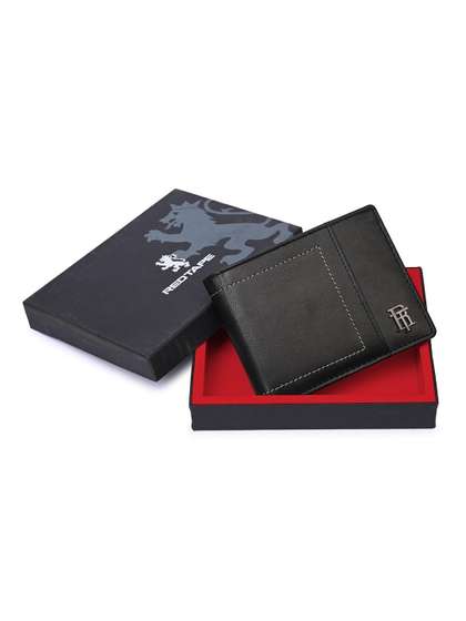 Red Tape Men Leather Two
                    Fold Wallet