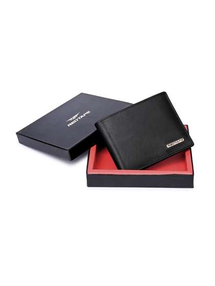 Red Tape Men Leather Two
                    Fold Wallet