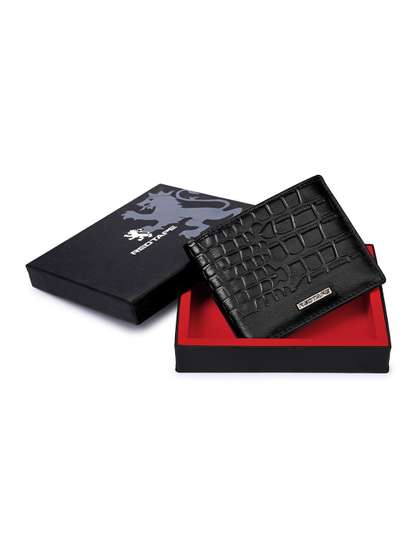 Red Tape Men Leather Two
                    Fold Wallet