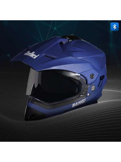 Steelbird SBH-13
                    Bluetooth Double Visor Full Face Helmet