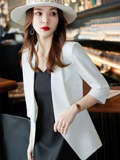 StyleCast
                        Single-Breasted Casual Blazer