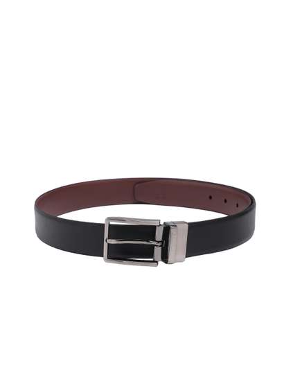 Allen Solly Men Textured
                    Leather Belt