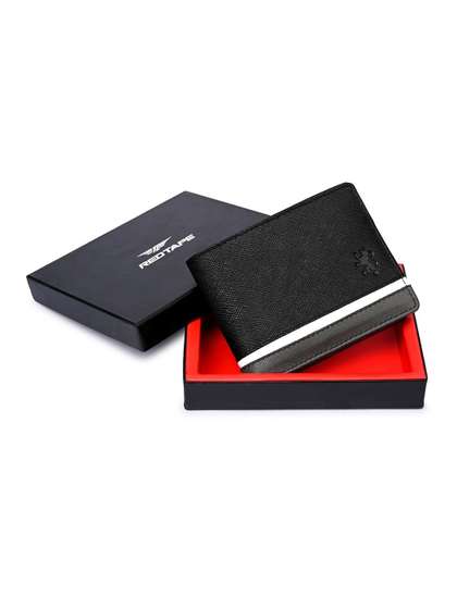 Red Tape Men Leather Two
                    Fold Wallet