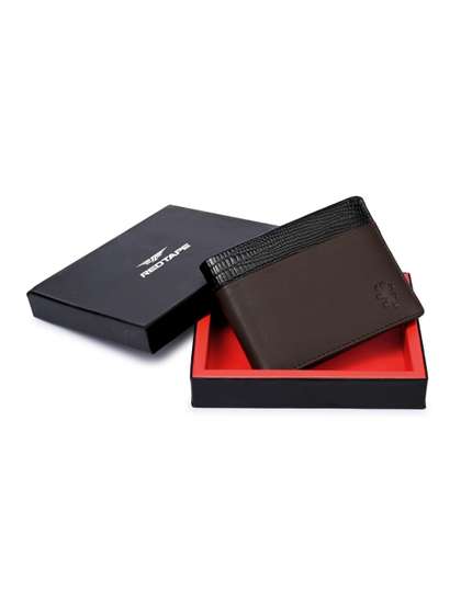 Red Tape Men
                    Colourblocked Leather Two Fold Wallet
