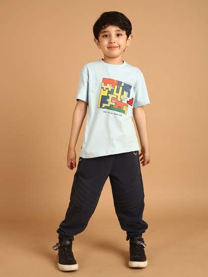 PILOLO Boys Mid-Rise
                      Joggers Track Pants