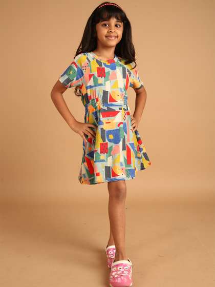 PILOLO Print A-Line
                    Dress