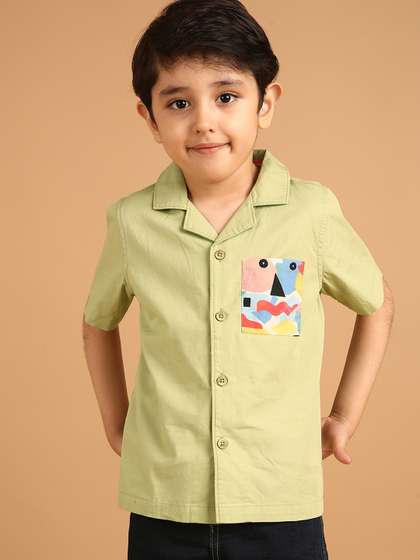 PILOLO Boys Printed
                      Casual Shirt