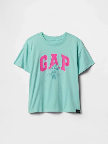 GAP Girls Minnie Mouse
                    Printed Pure Cotton T-shirt