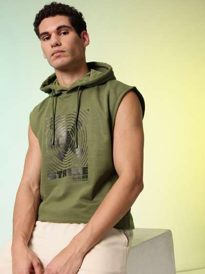 HRX by Hrithik
                          Roshan Brand Logo Printed Hooded Relaxed Fit
                          Sweatshirt