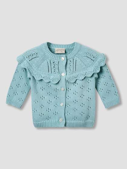 Juniors by Babyshop
                    Girls Cardigan with Fringed Detail
