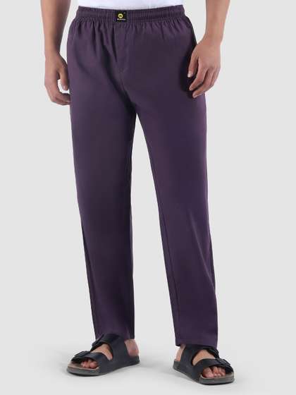 Beyoung Men Mid-Rise
                        Cotton Lounge Pants