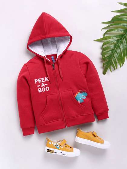 Here&Now X Game
                    Begins Boys Printed Hooded Sweatshirt
