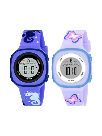 KIDSUN Unisex Kids
                      Dial & Straps Digital Multi Function Watch
                      871_COMBO_BLUE_PURPLE