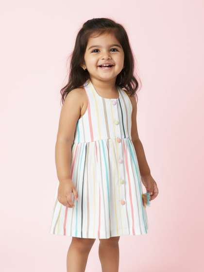 Nauti Nati Grils
                    Multicoloured Striped Dress