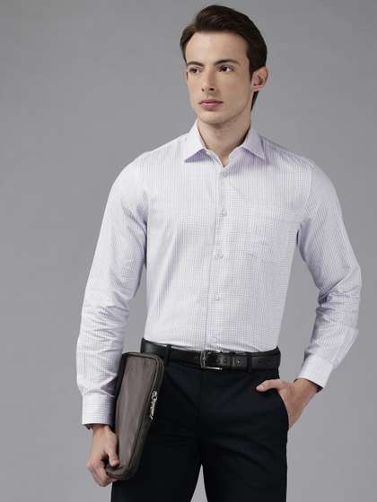 Blackberrys Slim
                          Fit Micro Checked Pure Cotton Casual Shirt