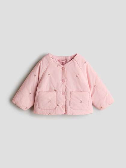 H&M
                    Embroidery-Detail Jacket