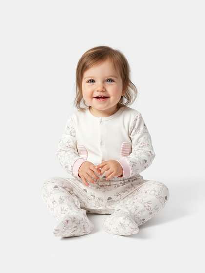 Nauti Nati Infants
                    Printed Pure Cotton Sleepsuit