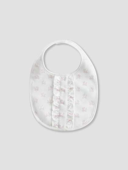 Giggles by Babyshop
                    Infant Girls Embroidered Bib With Button Closure