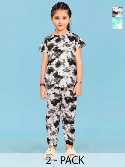 LITBABY Girls Printed
                    Maxi Nightdress