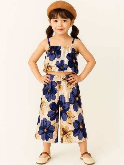 ER LIFE Style Girls
                    Printed Top With Palazzos