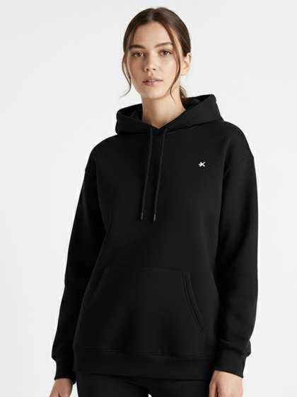 HRX by Hrithik
                          Roshan Women Hooded Sweatshirt