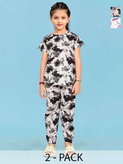 LITBABY Girls Printed
                    Maxi Nightdress
