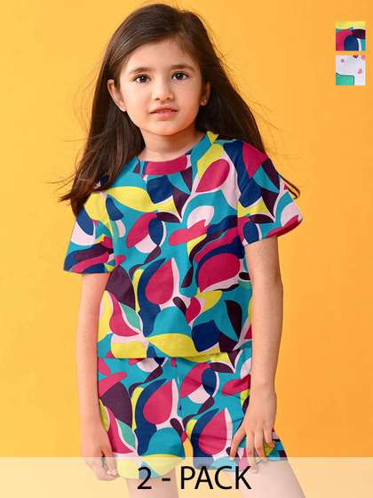 LITBABY Girls Printed
                    Nightdress