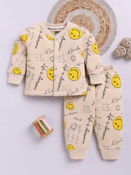 YK X Tinyo Boys Printed
                    T-shirt with Pyjamas