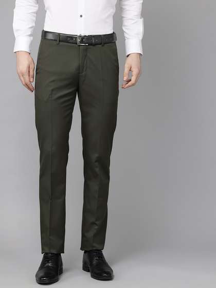 Arrow Men Mid-Rise
                          Tailored Fit Formal Trousers
