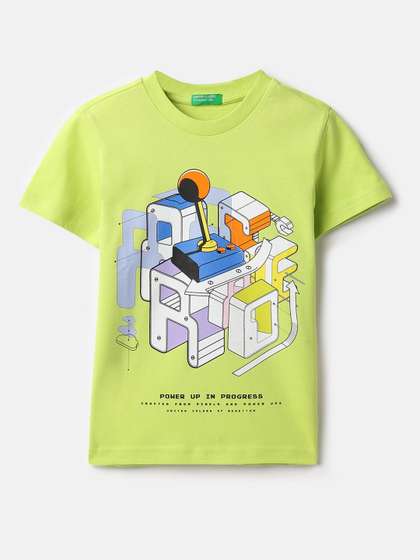 United Colors of
                    Benetton Boys Pure Cotton Tshirts