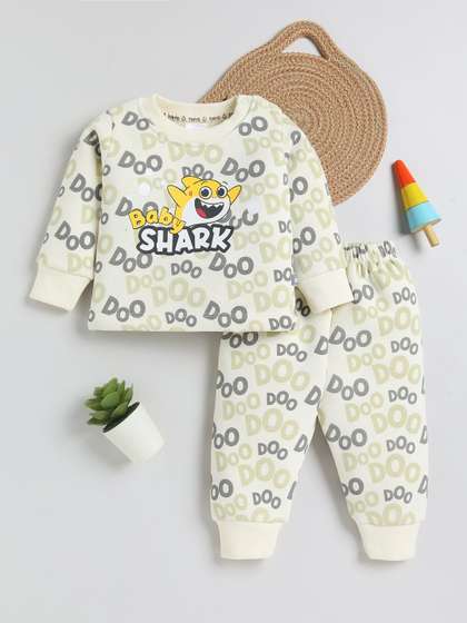 YK X Tinyo Boys
                            Printed T-shirt with Pyjamas