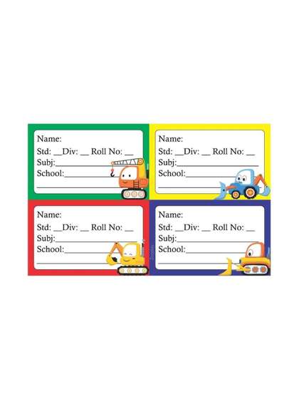 ZOOPLAY 36-Pcs Vehicle
                    Stickers