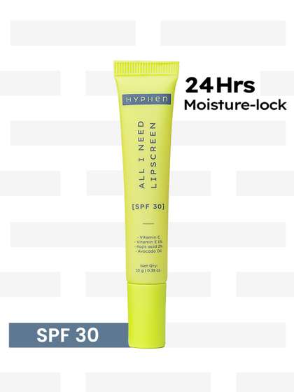Hyphen All I Need
                        Lipscreen with SPF 30 & 24Hrs Moisture-Lock
                        - 10g