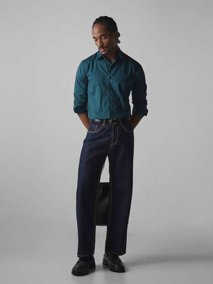 Mufti Spread Collar
                        Slim Fit Formal Shirt