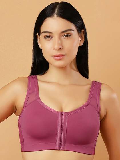 SOIE Women Front
                          Closure Full Coverage Non Padded Non Wired
                          Posture Correction Bra