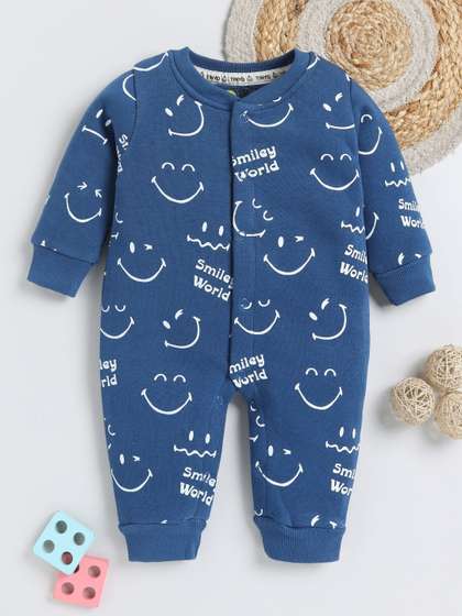 YK X Tinyo Infant
                      Girls Printed Round Neck Romper