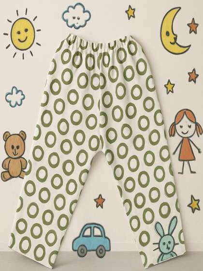 SAHU TRENDZ Boys
                      Printed Long Sleeves Nightdress