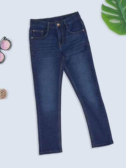 Pantaloons Junior Boys
                    Slim Fit Mid-Rise Light Fade Jeans