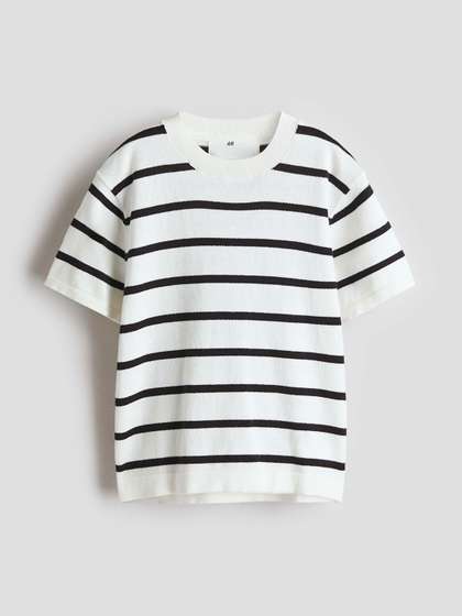 H&M Fine-Knit
                      Cotton T-Shirt