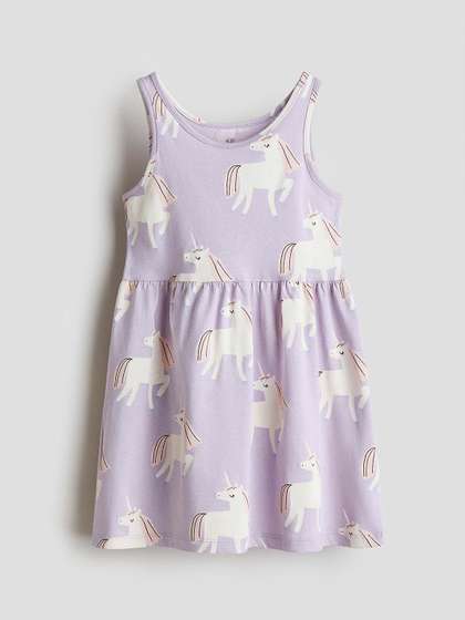H&M Printed Cotton
                      Dress