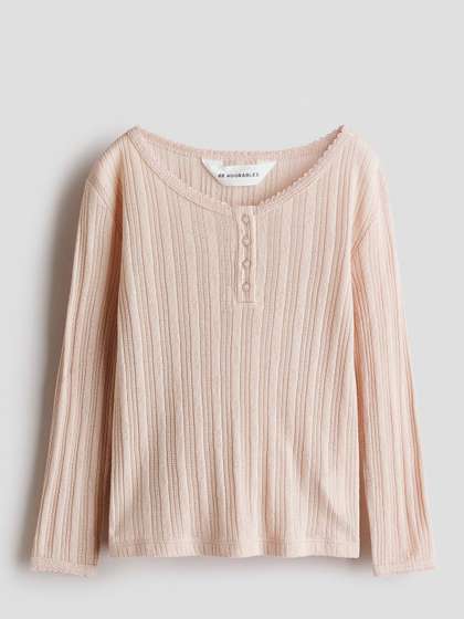 H&M Pointelle-Knit
                    Top