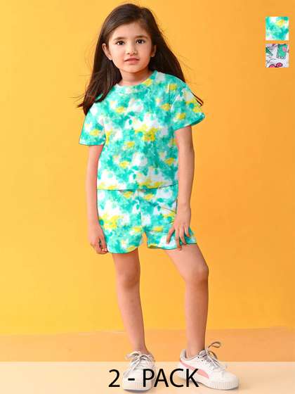 LITBABY Girls Printed
                    Nightdress