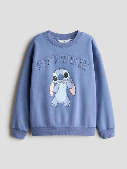 H&M Oversized
                    Print-Motif Sweatshirt