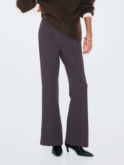 H&M Bootcut
                        Crease-Front Trousers