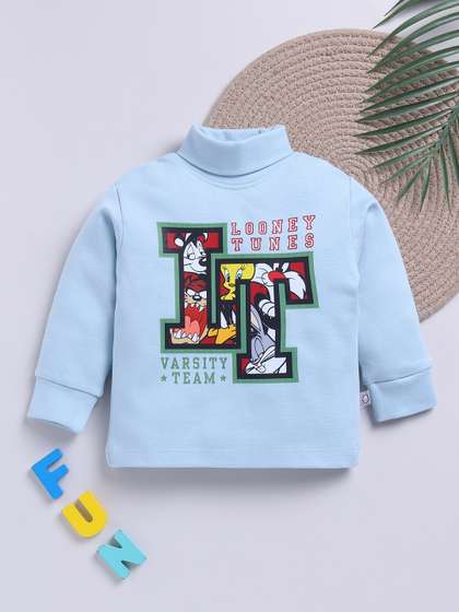 YK X Tinyo Infant Boys
                    Looney Tunes Printed High Neck T-Shirt
