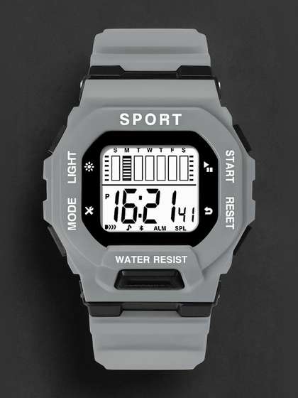 SWADESI STUFF Unisex
                    Kids Dial & Straps Digital Chronograph Watch
                    KASIO GREY