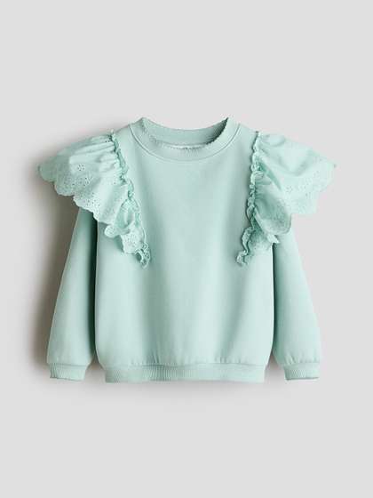 H&M Frill-Trimmed
                    Sweatshirt
